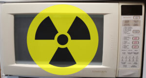 Radiation from microwave